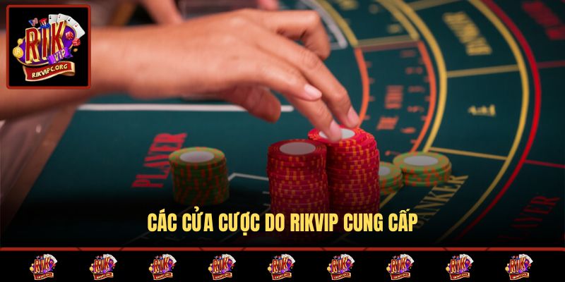 Các cửa cược do Rikvip cung cấp